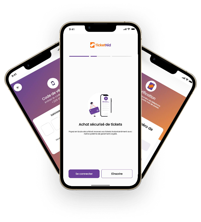 Application mobile TicketNid - Téléchargement gratuit pour iOS et Android